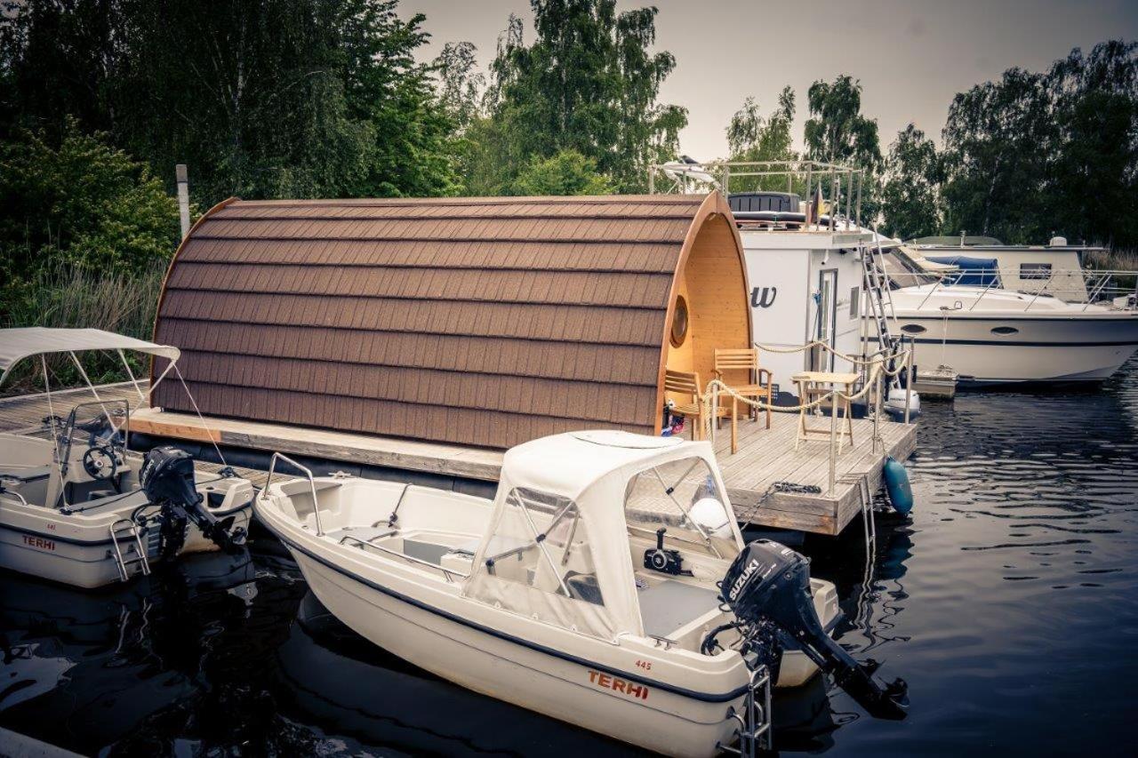 Schwimmpod An Der Peene Anklam Zewnętrze zdjęcie